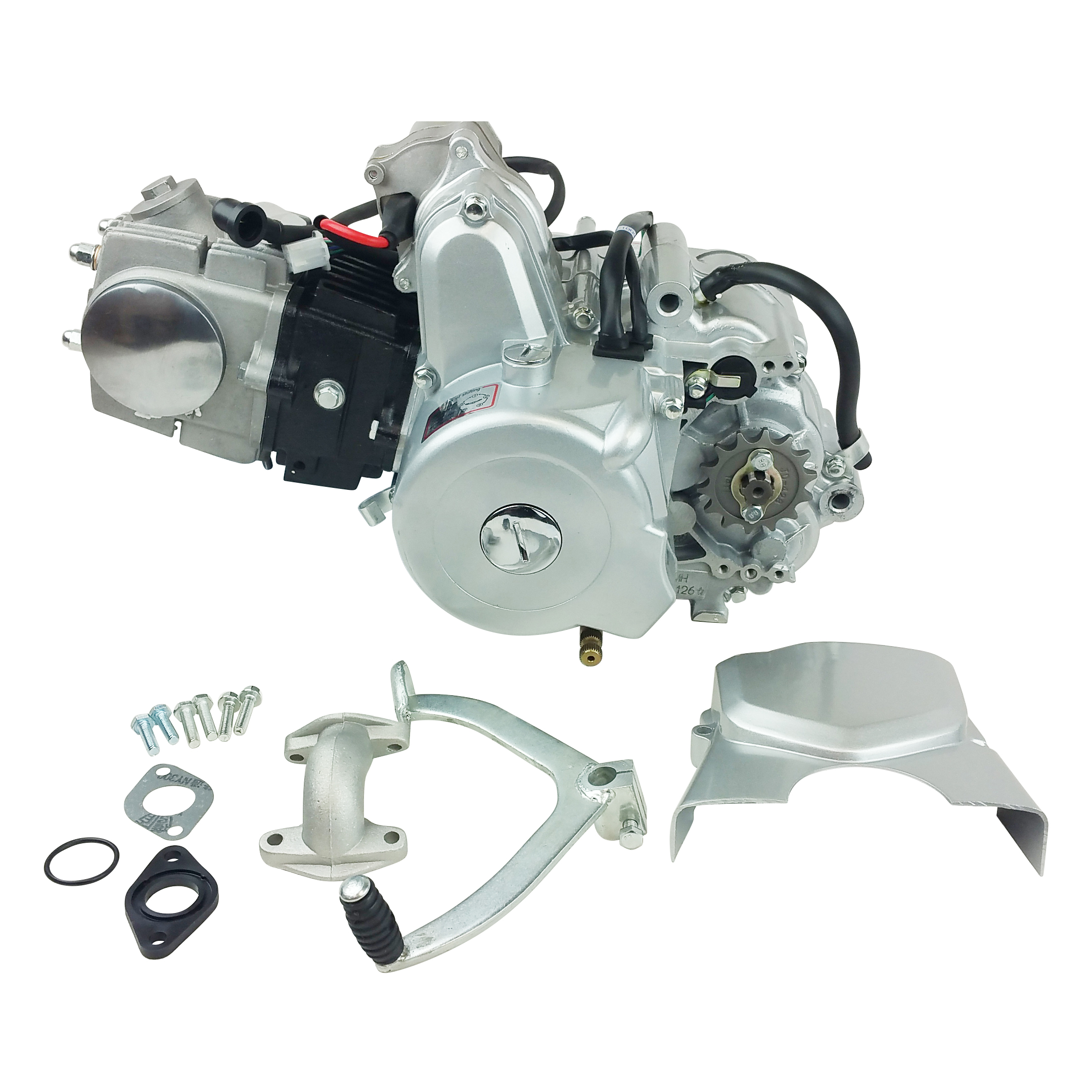 125cc 4 stroke ATV Engine Motor Semi Auto w/Reverse Electric Start