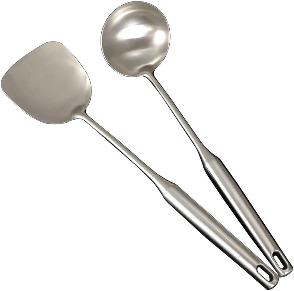 Kitchen Cooking Utensil Set Stainless Steel Cookware Colander Spoon Spatula Shovel Kitchen Tools