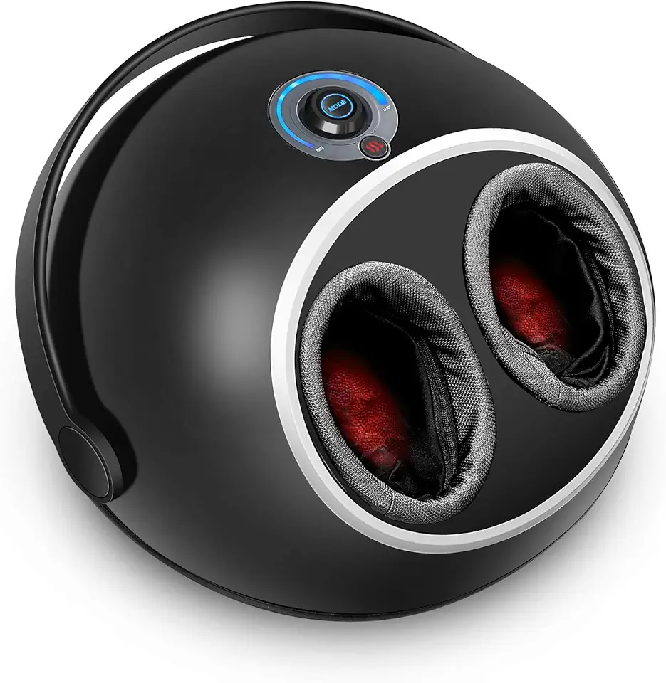 COMFIER Foot Massager with Heat, Shiatsu Feet Massager Machine with Compression,Rolling Heating,Feet Warmers for Women,Men,Foot Massager for Circulation & Plantar Fasciitis