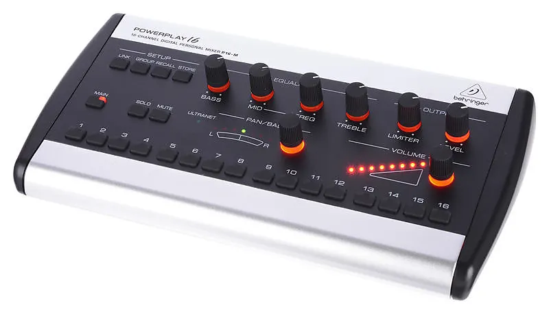 Behringer Powerplay P16-M 16-Channel Digital Personal Mixer