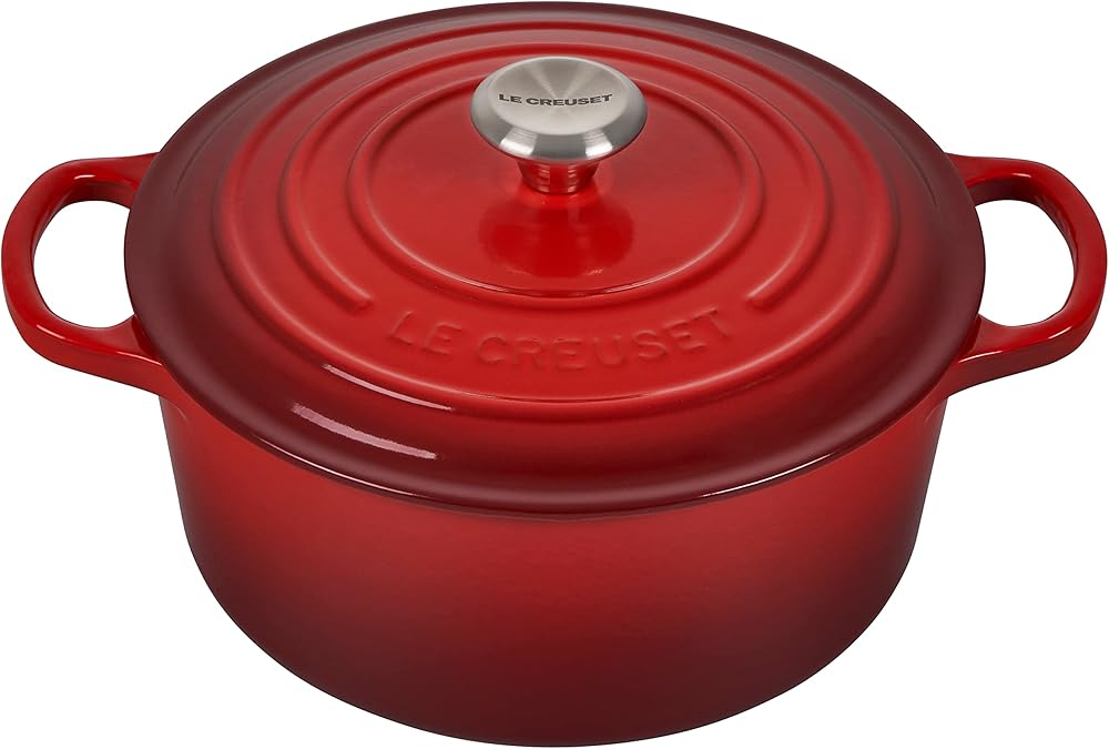 Le Creuset Enameled Cast Iron Signature Round Dutch Oven, 3.5 qt. , Cerise