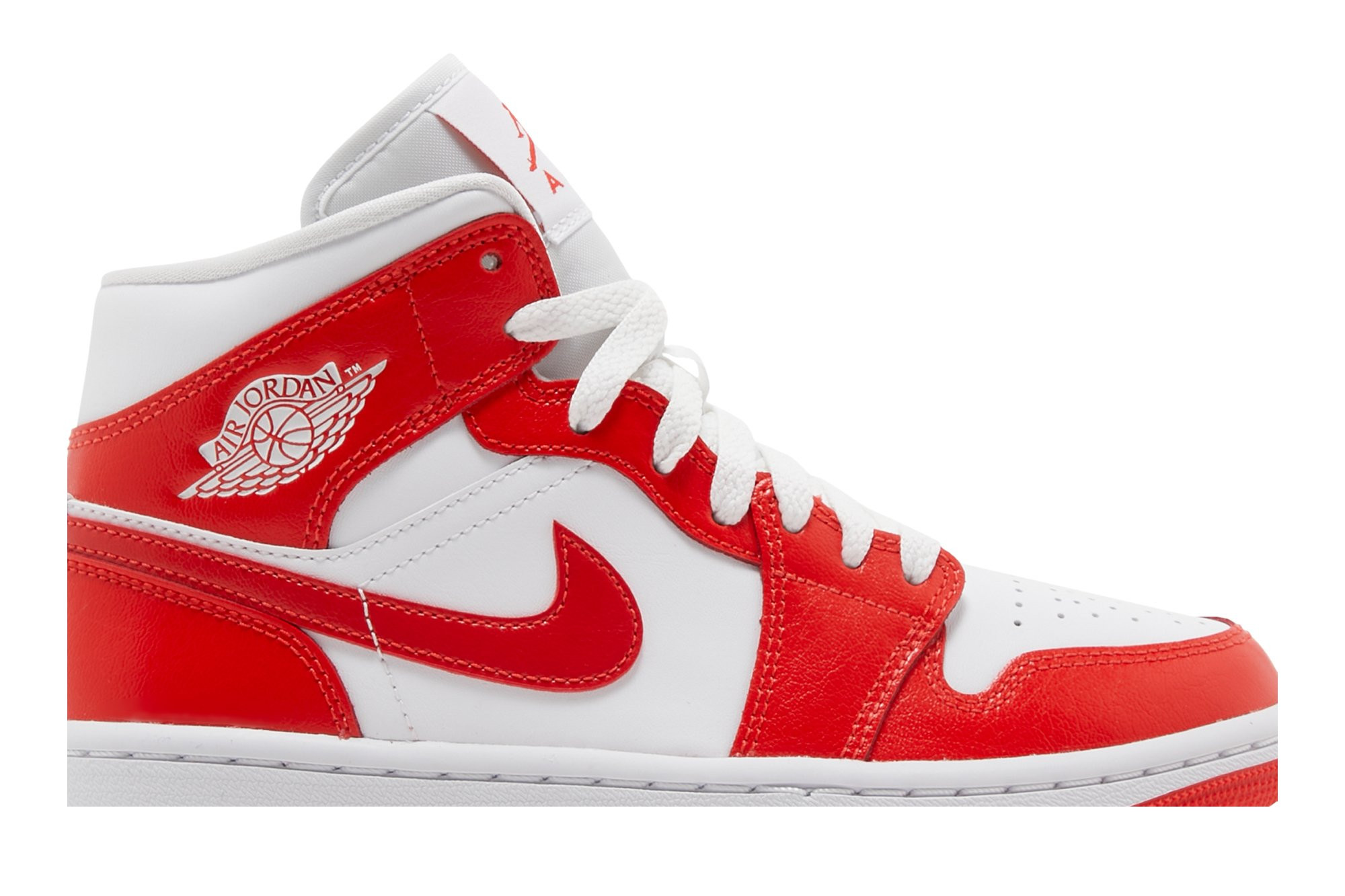 Wmns Air Jordan 1 Mid 'Habanero Red' BQ6472-116