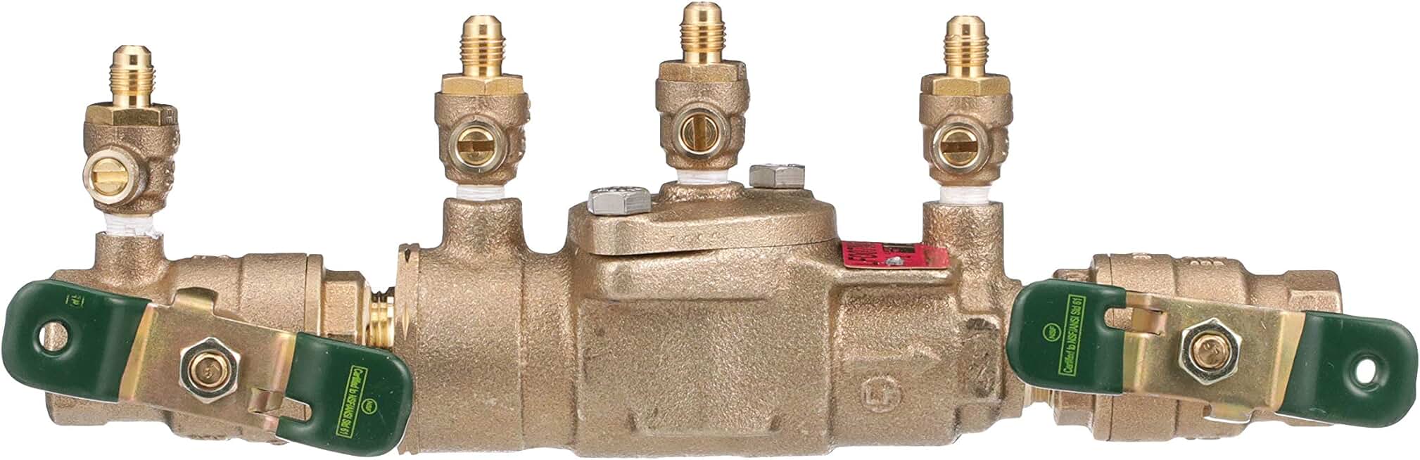 3/4 in Double Check Valve Assembly, Quarter Turn Shutoff, Single Top Entry