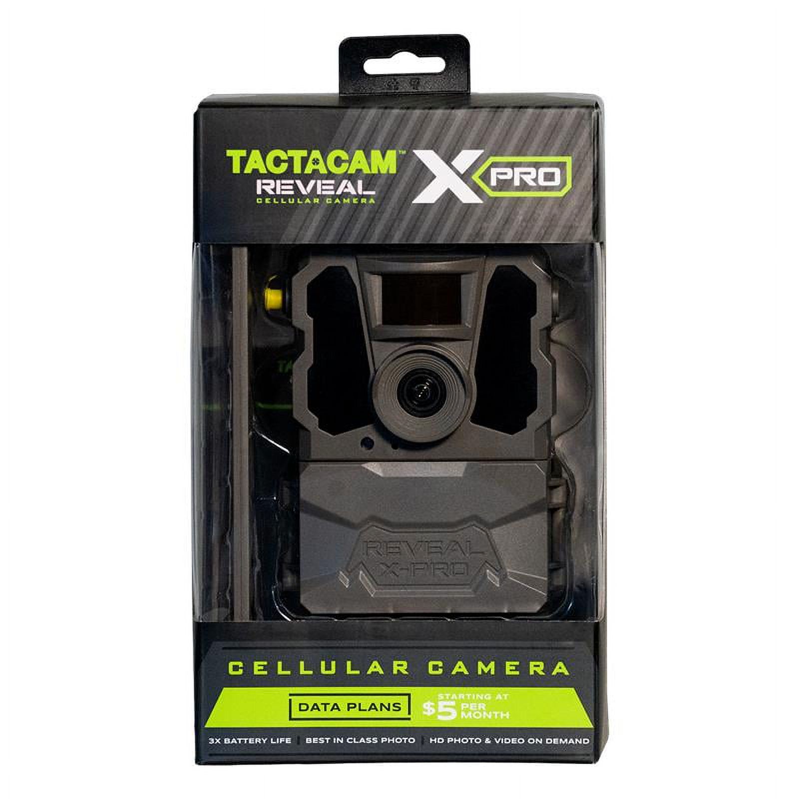 Tactacam Reveal x-Pro LTE Cellular Trail Camera - 16 Megapixels Video & Photo Hunting Trail Monitor