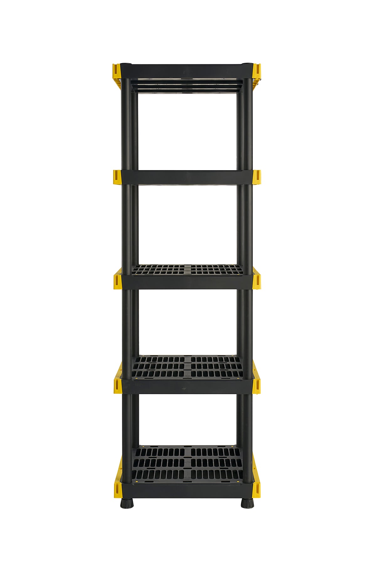 Project Source Commander Plastic Heavy Duty 5-Tier Utility Shelving Unit (24-in W x 20-in D x 72-in H)