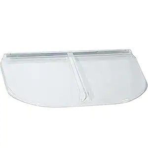 SHAPE PRODUCTS 53 in. W x 38 in. D x 2-1/2 in. H Premium Heavy-Arched Flat Window Well Cover