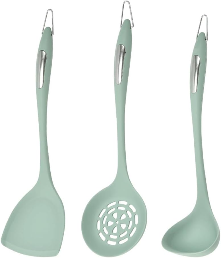 Cooking Kitchenware Silicone Utensils Set Non-Stick Cookware Spatula Ladle Shovel Kitchen Accessories