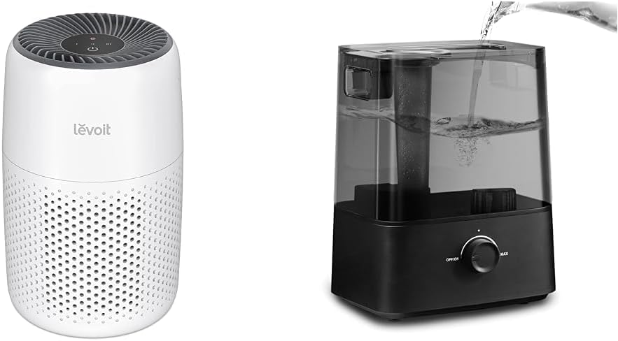 LEVOIT Air Purifiers for Bedroom Home, 3-in-1 Filter Cleaner & 6L Extra Large Humidifier for Bedroom Large Room Home, Cool Mist Last 60-Hour