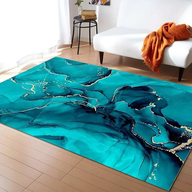 Art Textured Agate Marble Living Room Floor Mat Room Bedroom Bedside Carpet Kitchen Door Mat,LKD00662,81X152CM