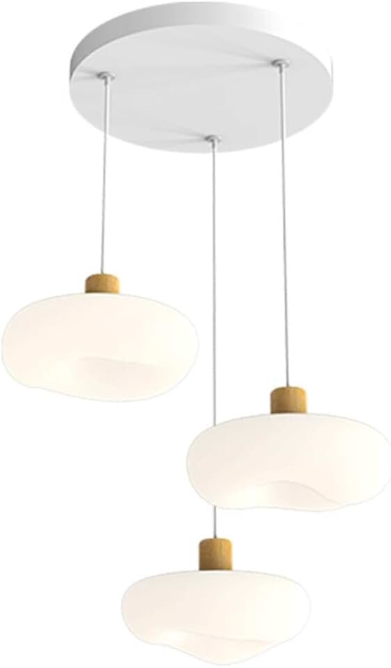 3 Lights Dining Room Lights，Art Dining Table Chandelier Designer Cream Style Chandelier，Ceiling Hanging Vintage Rustic Light Fixture for Dining Room Living Room Foyer Porch Kitchen Island