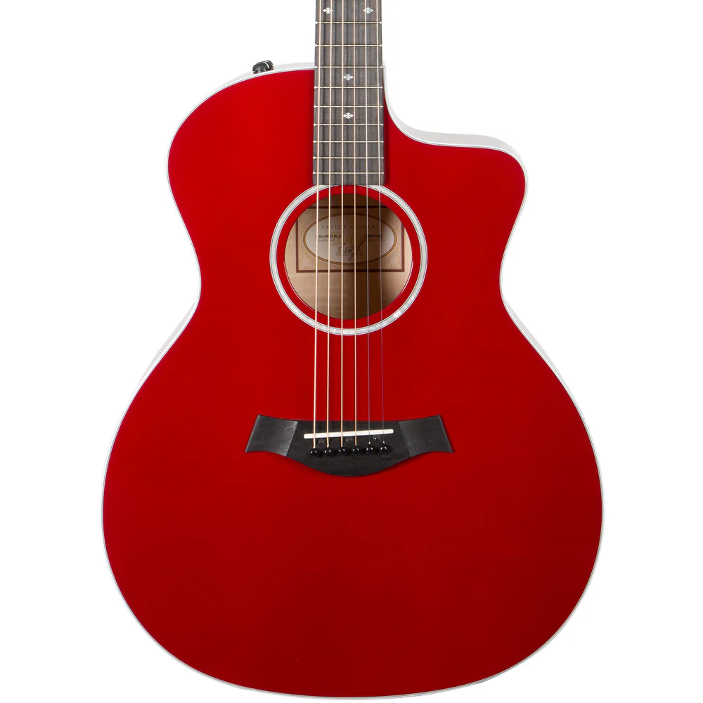 Taylor 214CE Deluxe Red Grand Auditorium Full Gloss Acoustic Electric Guitar Taylor 214CE Deluxe Red Grand Auditorium Full Gloss Acoustic Electric Guitar