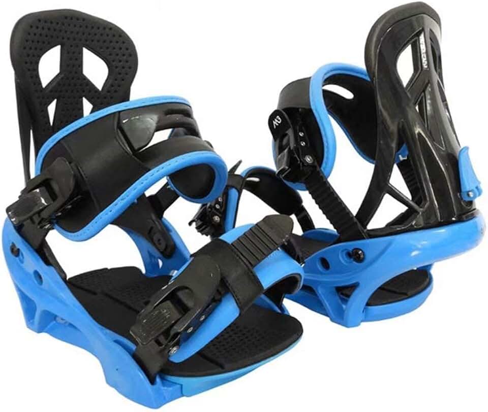 Outdoor Adjustable ski Shoes - Hiking Snowshoes Snow Shoes Ski Skates for Men and Women,Lightweight Snowshoes,Mini Ski Skates Ski Equipment（Blue Black）