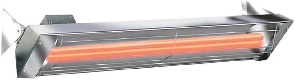 Infratech WD6024SS Dual Element 6,000 Watt Electric Patio Heater, Choose Finish: Stainless Steel