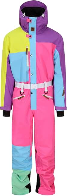 So Fetch Womens Ski Suit| Stylish Retro | Waterproof, Breathable & Insulated Synthetic | Recycled Polyester