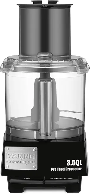 Waring Commercial WFP14S Food Processor, 3-1/2-Quart, Clear 120V, 5-15 Phase Plug