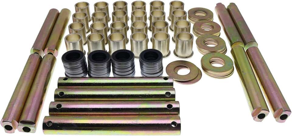 Undercarriage Pin Bushing Seal Repair Kit Compatible with Bobcat Loaders MT52 MT55