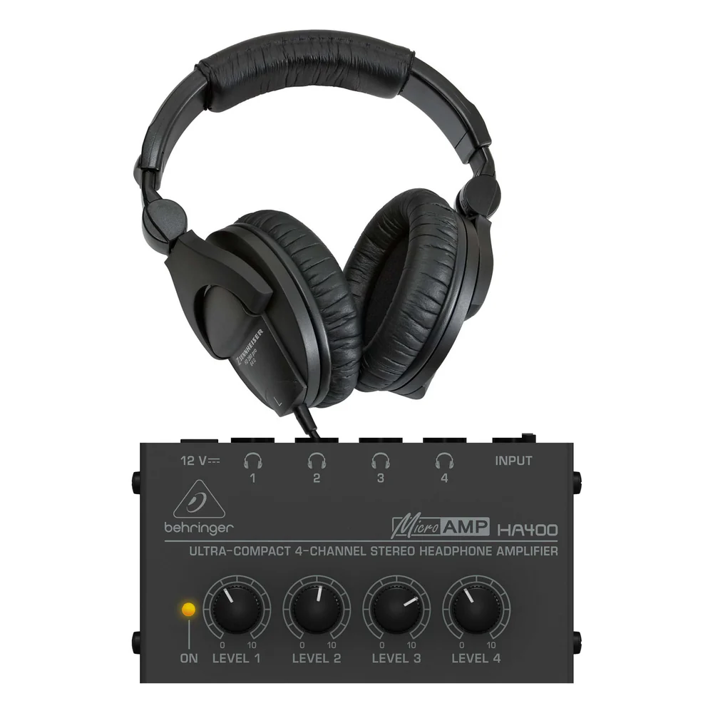 Sennheiser HD 280 Pro Headphones Bundle with Behringer HA400 Headphone Amp Sennheiser HD 280 Pro Headphones Bundle with Behringer HA400 Headphone Amp
