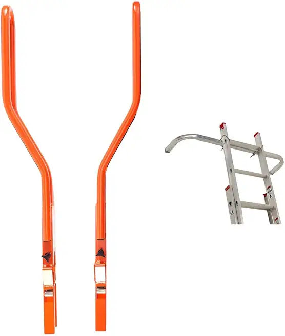 Guardian Fall Protection 10800 Safe-T Ladder Extension System & Louisville Ladder LP-2200-00 Stabilizer Bundle