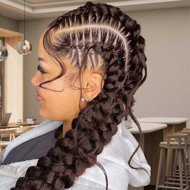 12A Full Lace Brown Wig Human Hair Straight Pre Plucked With Baby Hair 180% Destiny 20 Inch, Lightweight And Breathable Dark Chocolate Brown Full Scalp Lace Wig Whole Head Lace Part Anyway #4