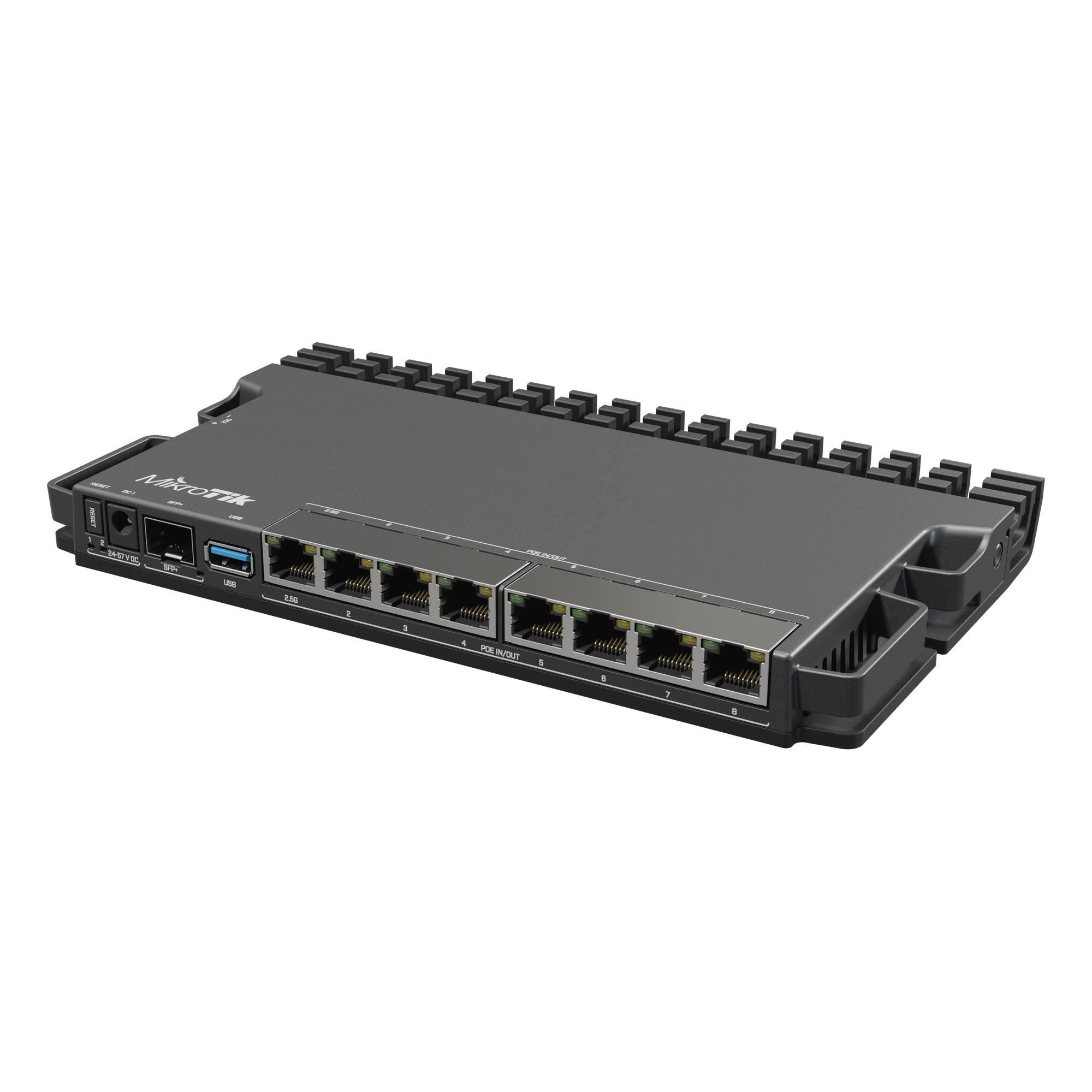 MikroTik Router RB5009UPr+S+IN 1.4GHz 1GB 7xGb 1x2.5Gb 1xSFP+, PoE-in and PoE-out on all ports