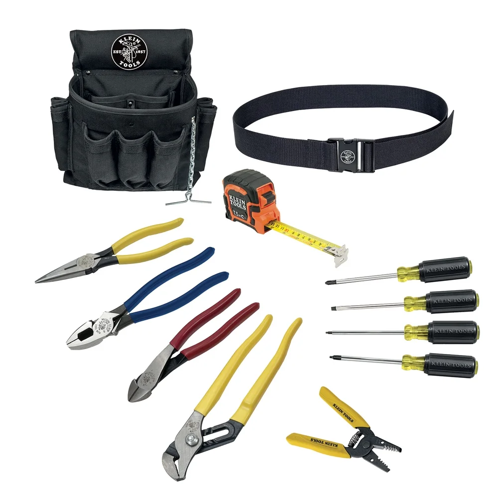 Klein Tools 92003 12-Piece Electrician Tool Set