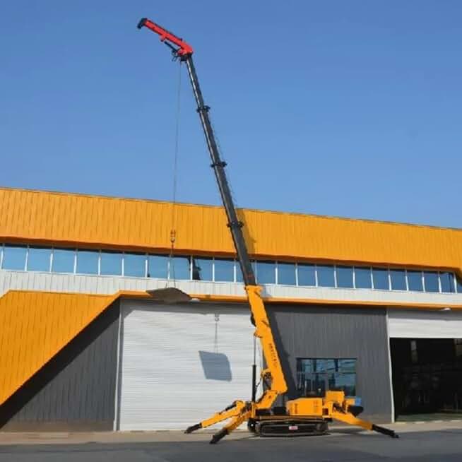 10T 12T Big Spider Crane Telescopic Lift Promotion Long Arm Fly Jib Spider Crane 1.5 ton 3ton 5ton Mini Spider Crane Home Use