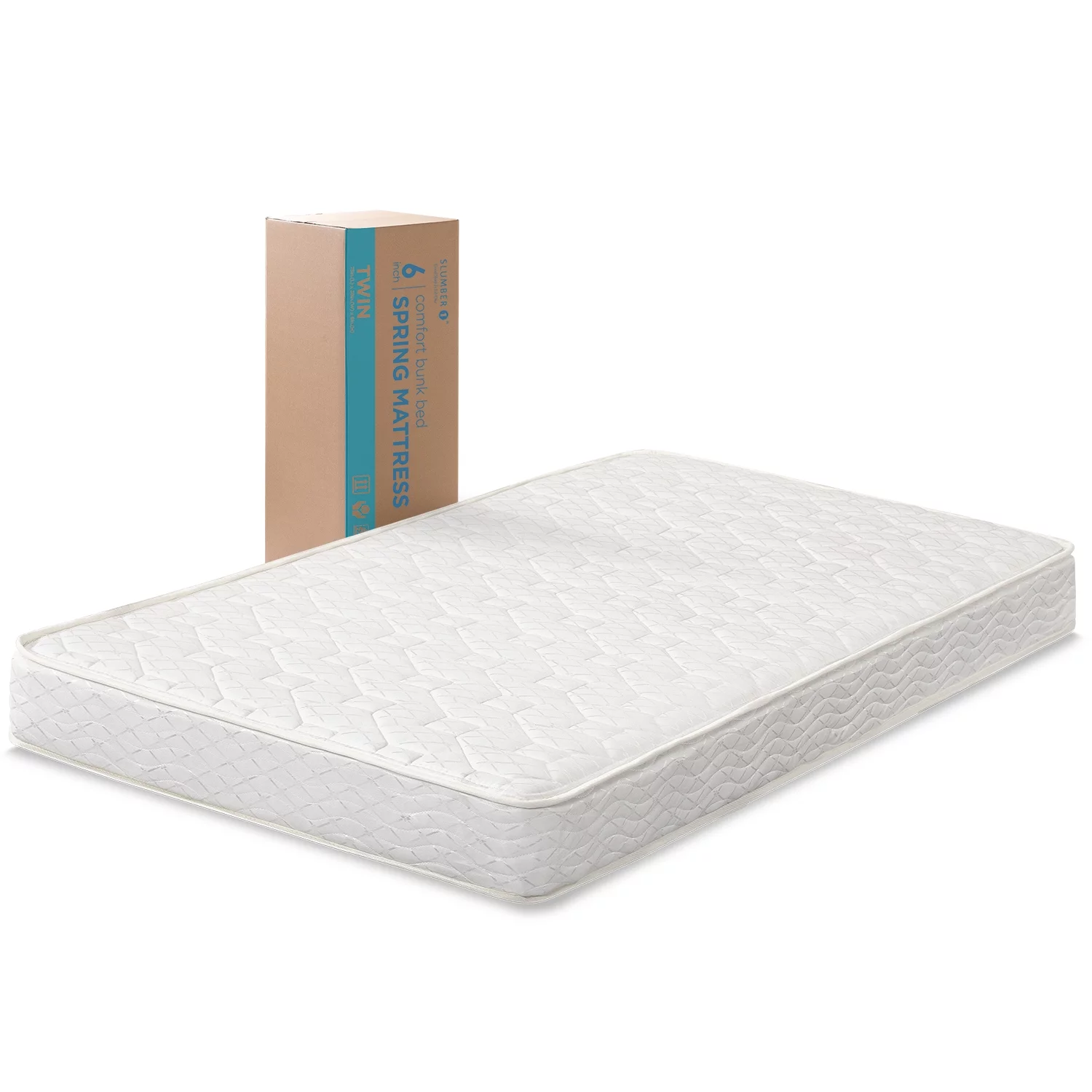 Slumber 1 By Zinus 6  Comfort Innerspring Mattress, Twin