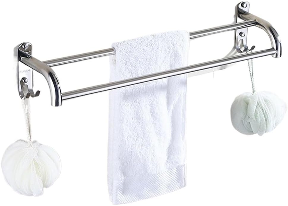 Stainless Steel Towel Rack Single Bathroom Hanging Rod Rod Extension Bathroom Washroom