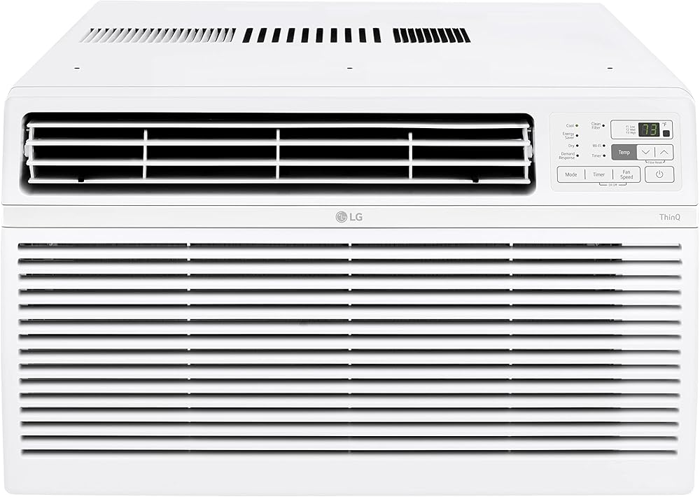 LG 14000 BTU Window Air Conditioners [2023 New] Remote Control WiFi Enabled App Ultra-Quiet Washable Filter Cools 800Sq.Ft for Large Room AC Unit air conditioner Easy Install White LW1521ERSM1