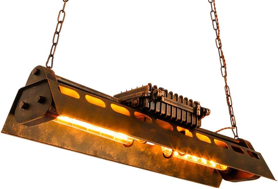 Restaurant Chandelier/Modern 5W Metal Chandelier Retro Bar Single Head Chandelier Bedside Bedroom Lamp,Rusty
