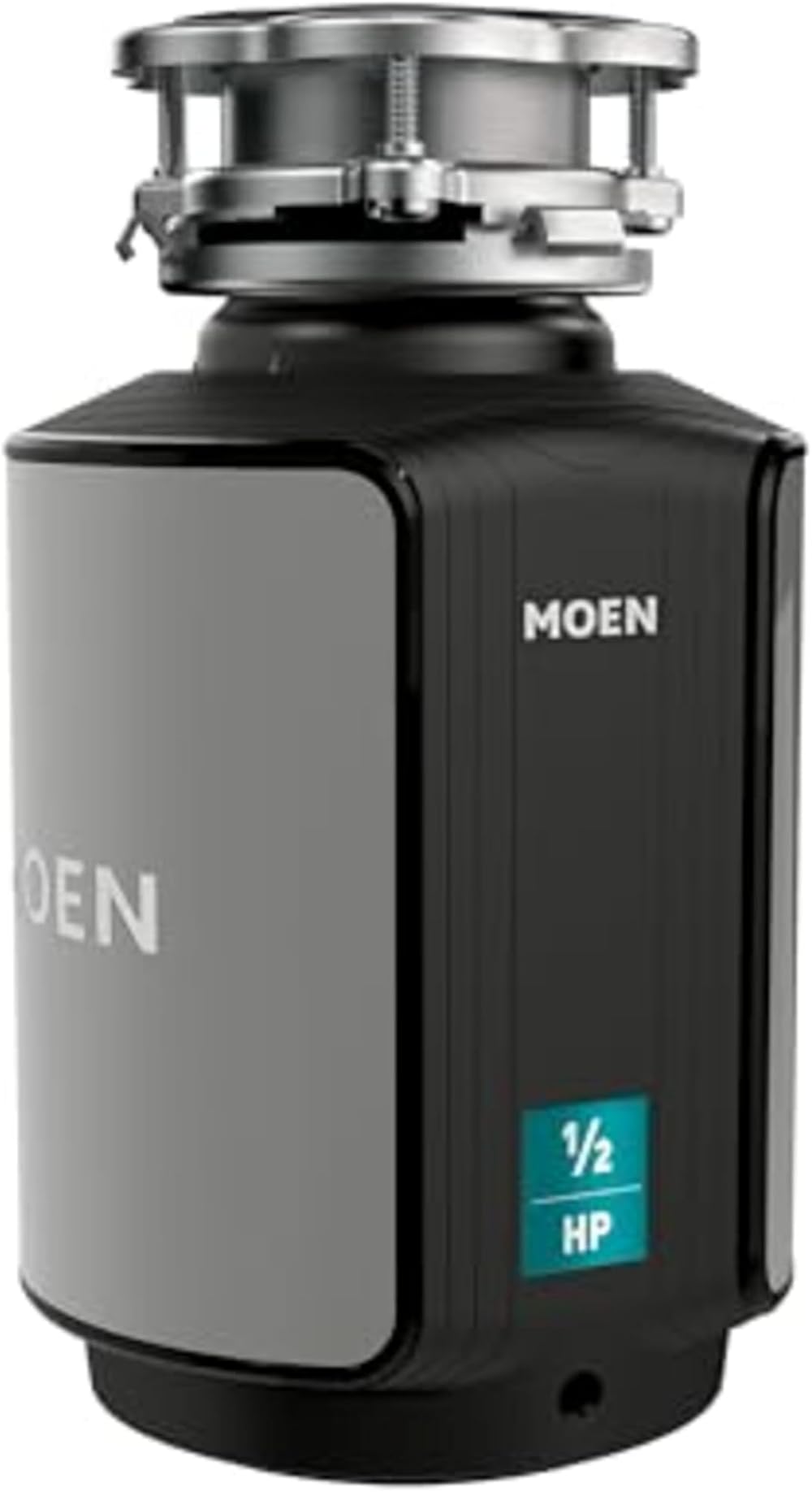 Moen GX50C Disposer Prep Series 1/2 HP Continuous Feed Garbage Disposal with Sound Reduction, Power Cord Included