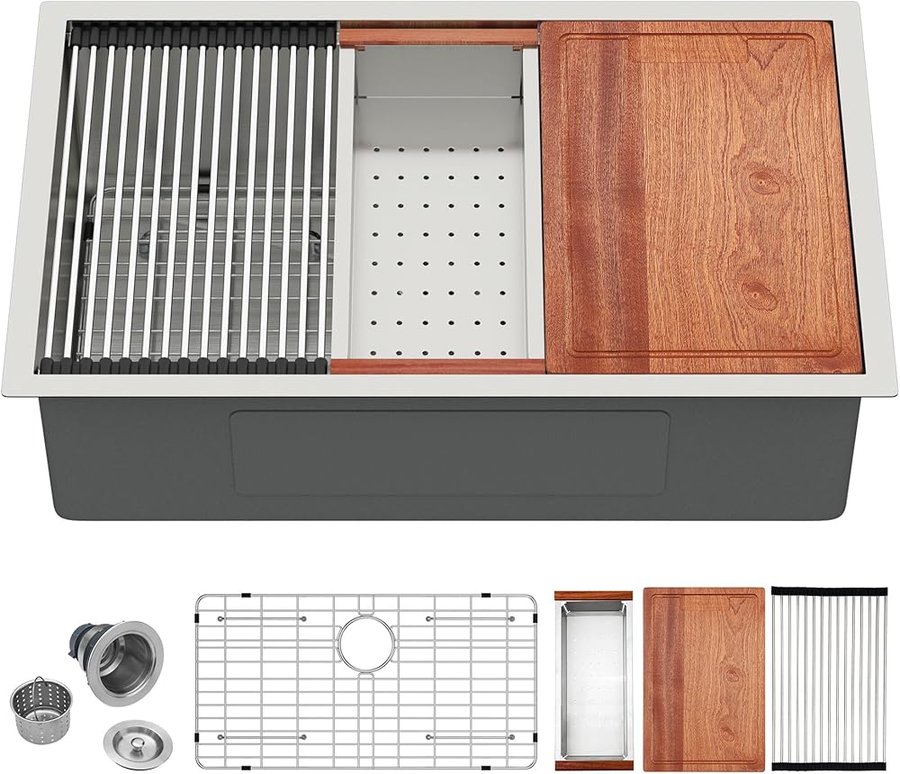 Undermount Kitchen Sink 33 Inch - Funmier 33