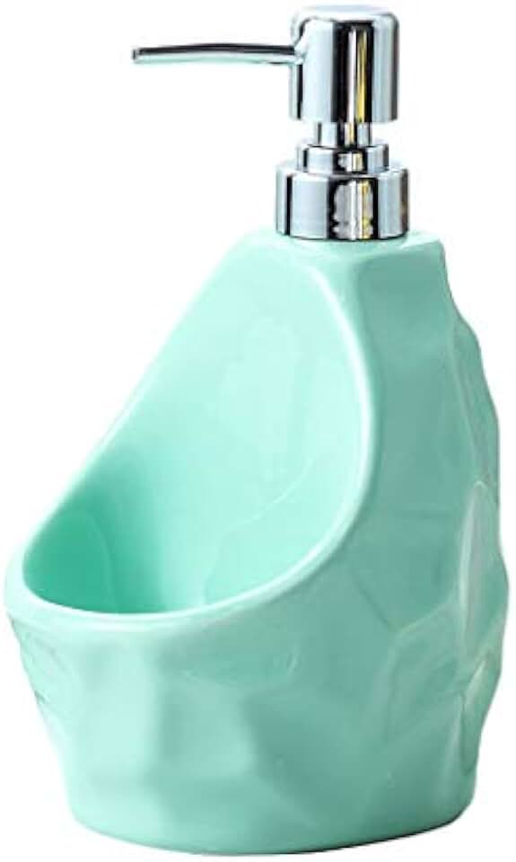 Soap Dispenser 650 Ml Soap Dispenser Simple Creative Bathroom Ware Ceramic Emulsion Bottle Manual Dual-use Soap Dispenser Liquid Soap Dispenser Refillable Liquid Hand Soap (Blue 1Pack) (Blue 2Pack)
