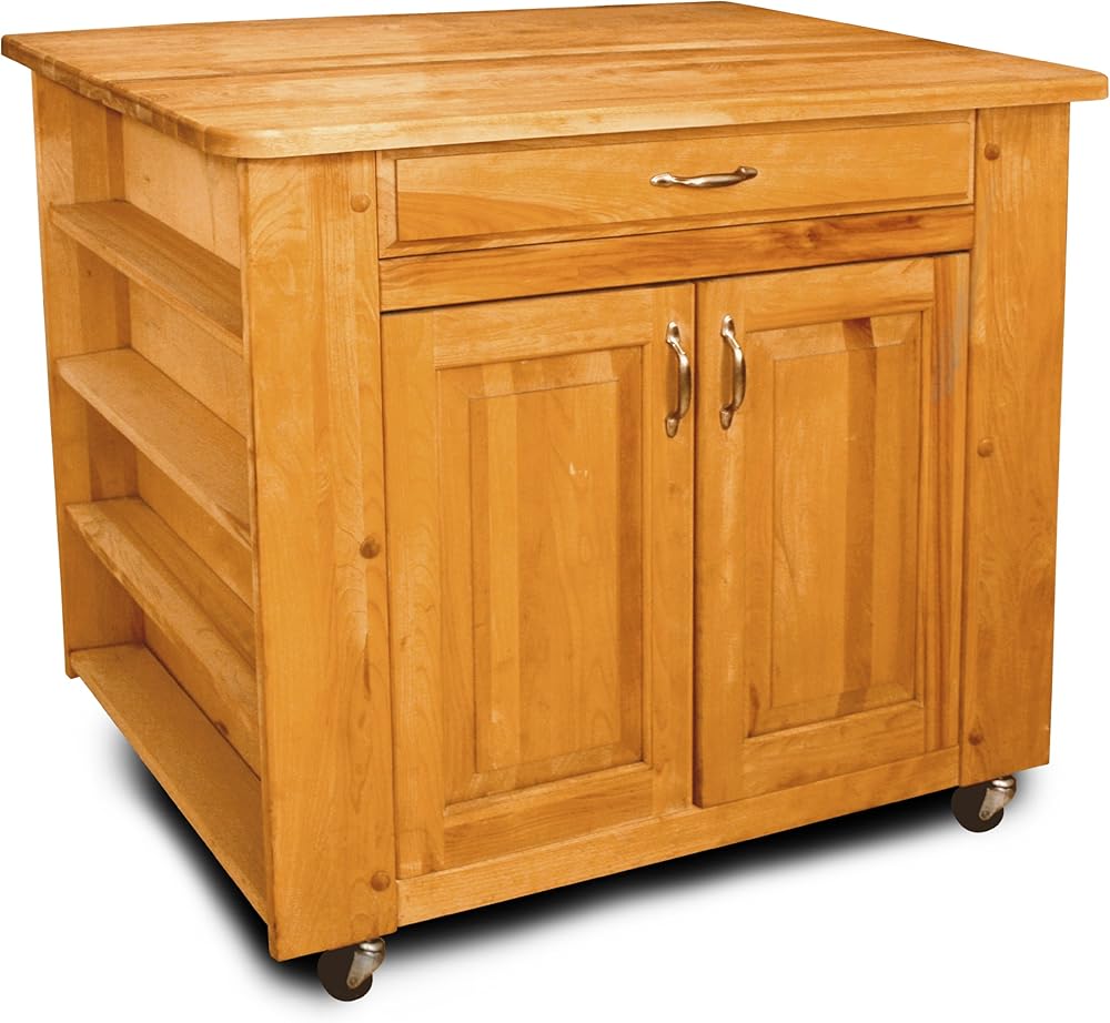 Catskill Craftsmen Deep Storage Island with Rectangle Top