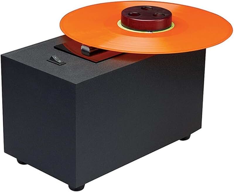 High Performance Vacuum Cleaning Vinyl Record Washer and LP Record Cleaning Machine, Includes Complete Kit and Applicator Brush