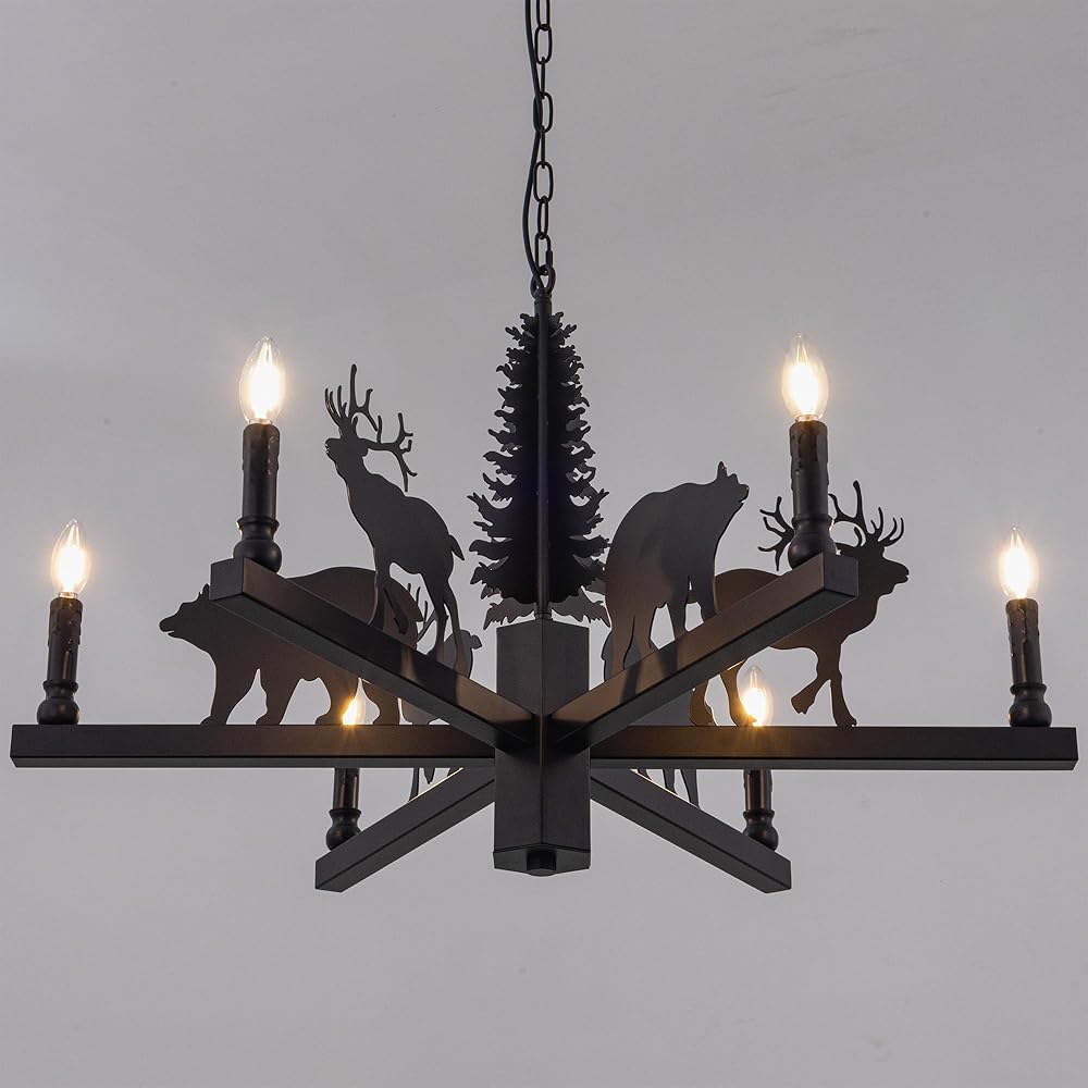 TOCHIC Farmhouse Chandeliers, 35.4