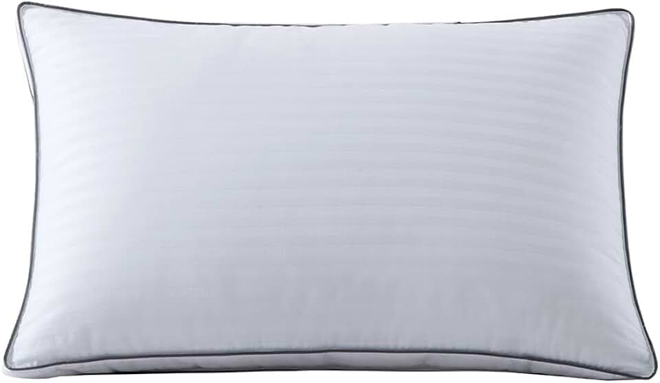 CSCDD Fluffy Soft Comfort Gusseted Bed Neck Pillow Lumbar Pillows for Side and Back Sleeper 1PC(45X70CM)