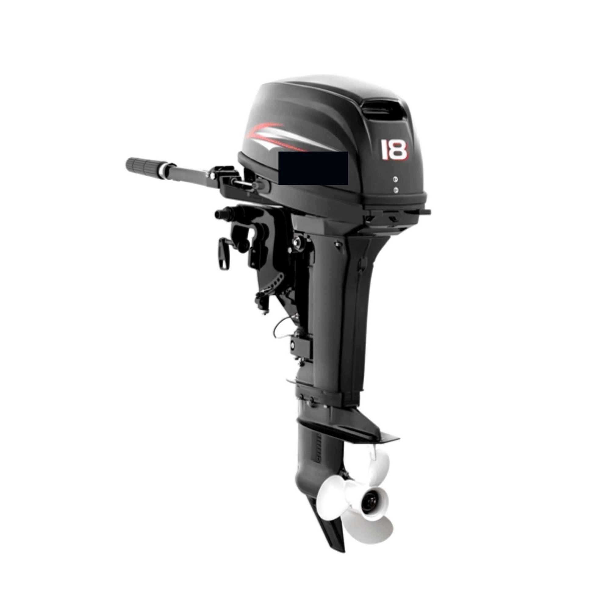 Boat Motor, Outboard Motor, 2 Stroke 25 Horsepower Boat Engine, 13.2KW 326cc 24L Fuel Tank, CDI System,--------,Corrosion Resistant