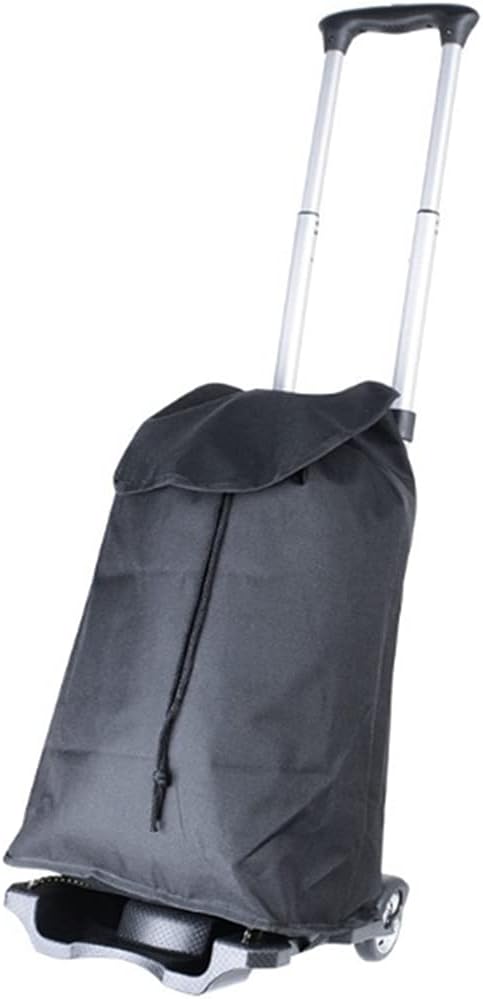 Aluminum Alloy Trolley Trailer Folding Hand-Carried Shopping and Grocery Shopping Luggage Cart