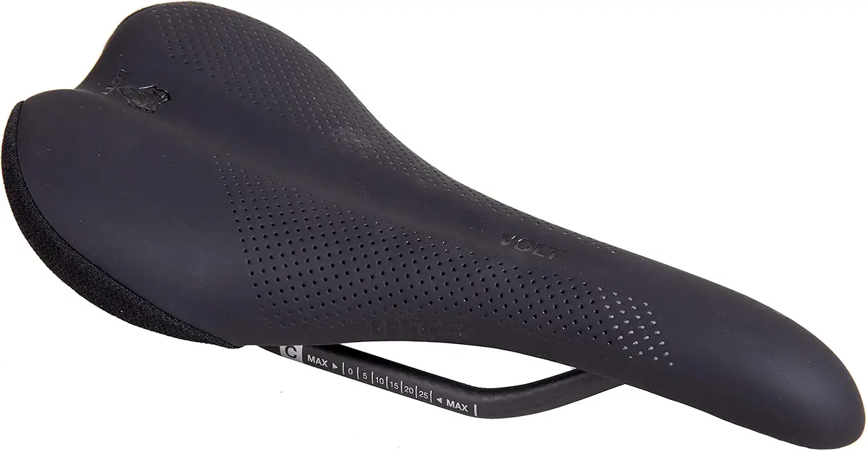 WTB Volt Bike Saddle - Comfortable Medium Thickness Padding, Contoured Shape with a Flex-Tuned Shell - Lightweight MTB Saddle for Optimal Support & Performance