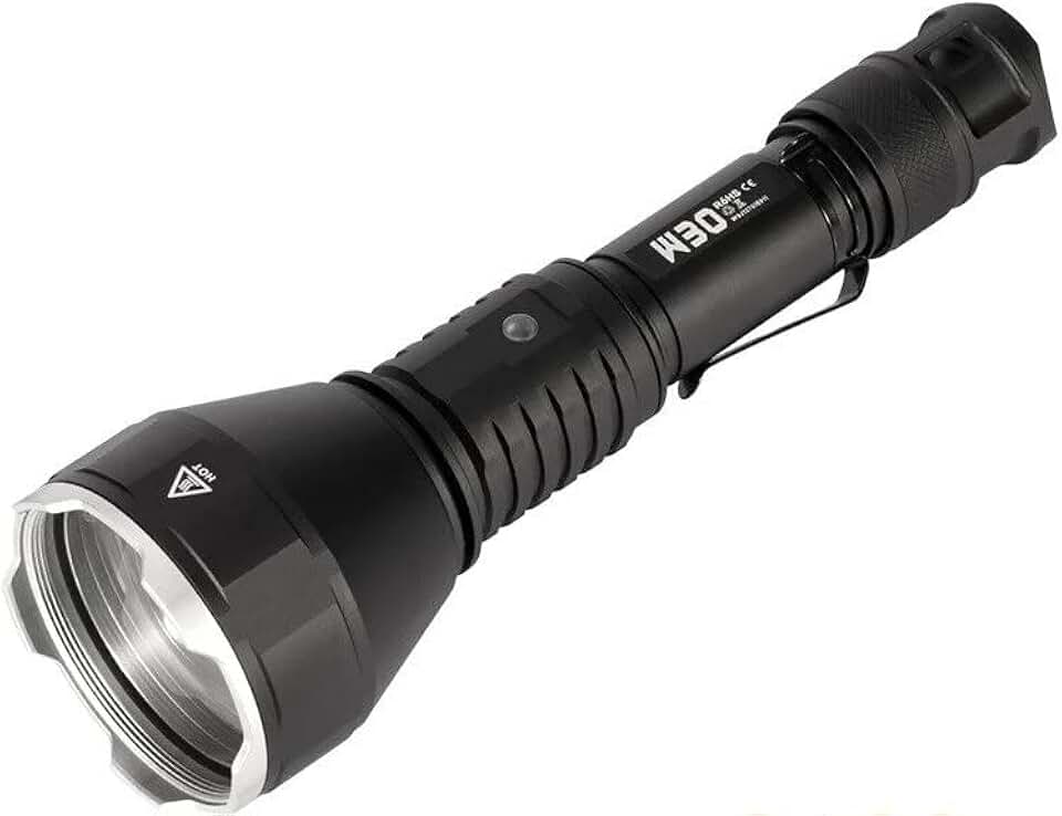 Acebeam W30 Long Range LED Flashlight - 500 Lumens, 2408m throw, Cool White 6500K