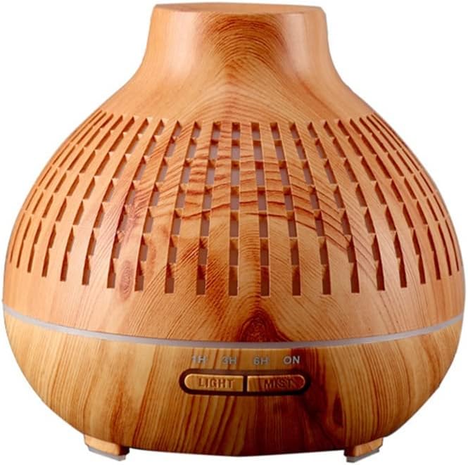 Aroma Diffuser Electric Humidifier Air Humidifier Remote Control Cool Mist Maker Fogger Essential Oil Diffuser LED Lamp (Color : White-Patch Five-Pointed star4, Size : 12.5 * 17cm)