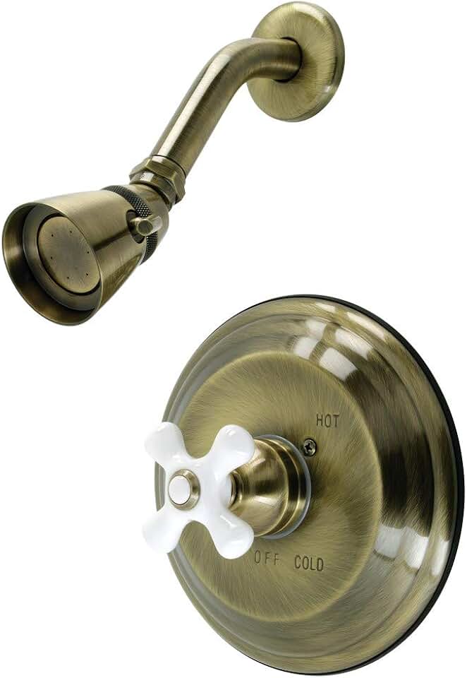 Kingston Brass KB3633PXSO Restoration Pressure Balanced Shower Faucet, 2-1/4