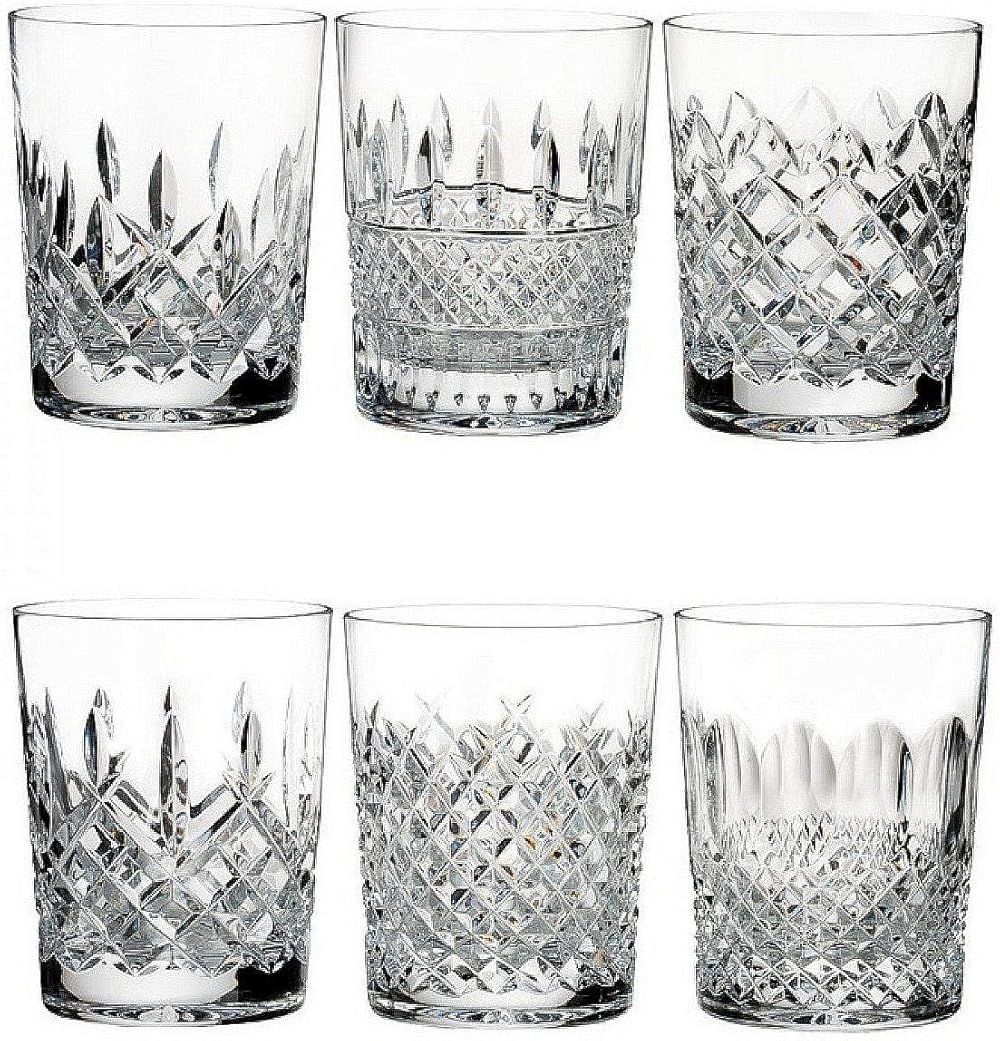 Waterford Connoisseur Lismore Heritage Double Old Fashioned Set of 6