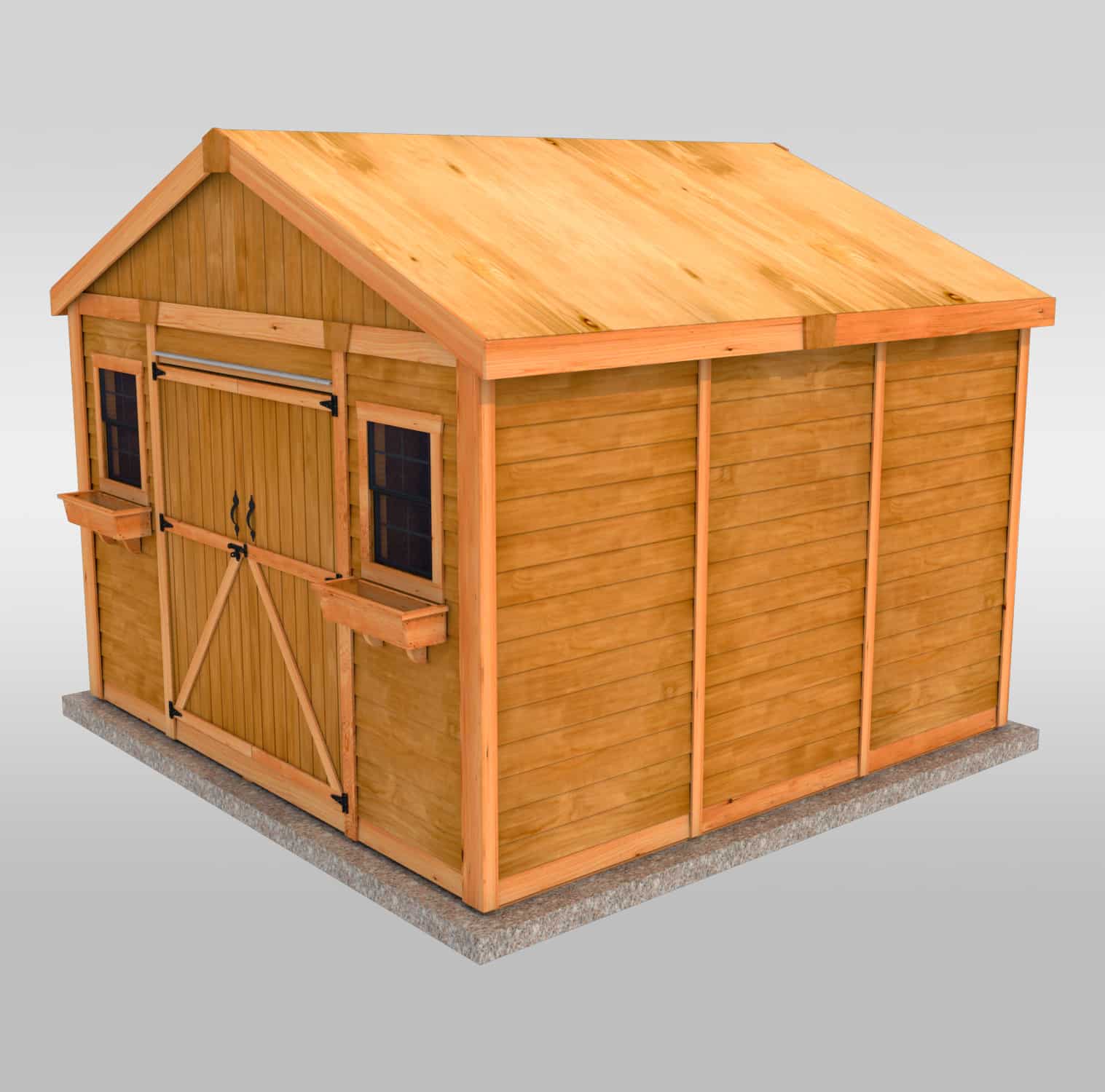 Outdoor Living Today Space Master Storage Shed | 12×12 Double Door