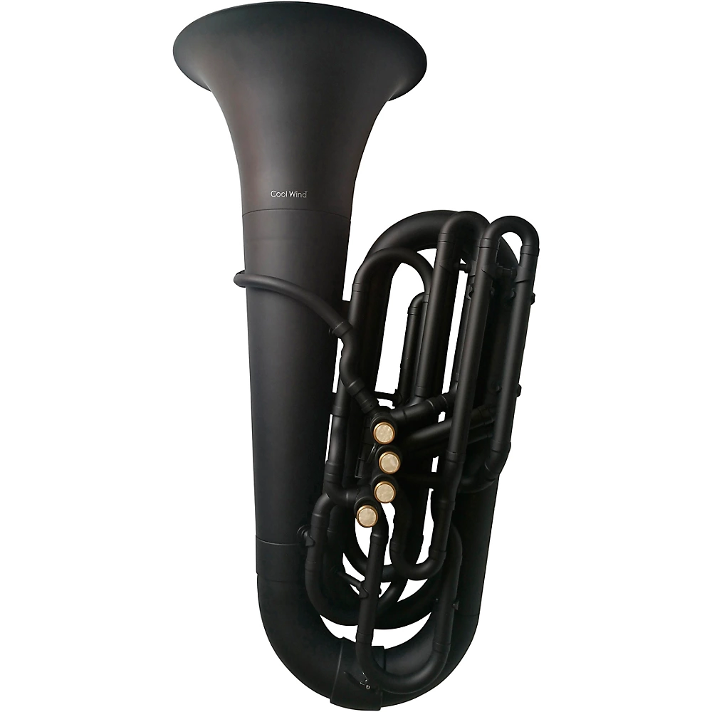Cool Wind CTU-190BK Series 4-Valve 3/4 Plastic BBb Tuba