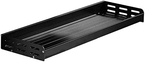 Spice Rack Black Spice Shelf No Drilling Kitchen Wall Rack Wall Mounted Adhesive Space Aluminum for Toilet Kitchen,A50cm (A60cm)