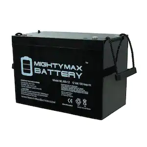MIGHTY MAX BATTERY 12-Volt 100 Ah Rechargeable Sealed Lead Acid (SLA) Battery