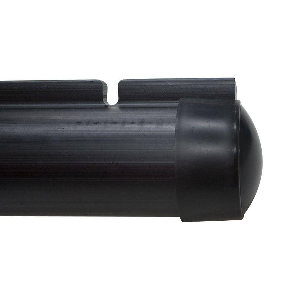Sure-Fit 385434 54 in. Black T-Post Sleeve with cap ( 25-Pack)
