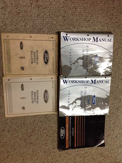 2005 Ford TRUCK F-250 F250 350 450 550 Service Shop Repair Manual SET NEW
